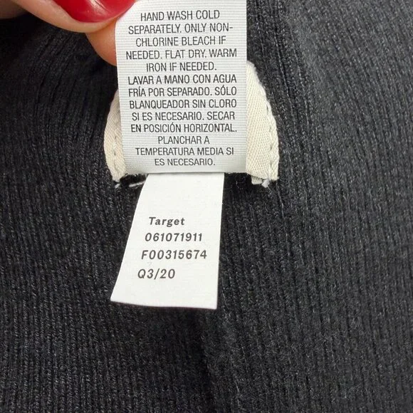 A New Day Black Ribbed Knit Lightweight Beanie Women’s One Size - Picture 5 of 7